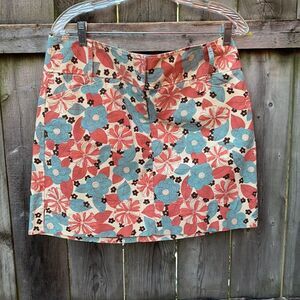 Ann Taylor Loft floral skirt sz. 10